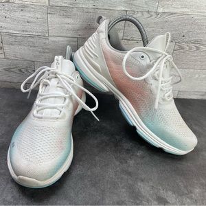Ryka Devi Plus 4 Women’s Running Shoes White Pink Blue 7 M Athletic Sneakers